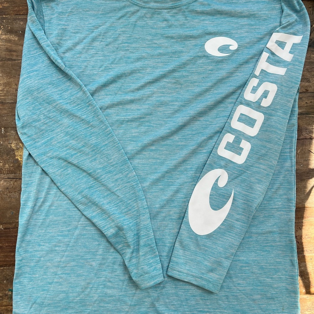 Costa Men's Technical Catonic Long Sleeve Crew Sz M